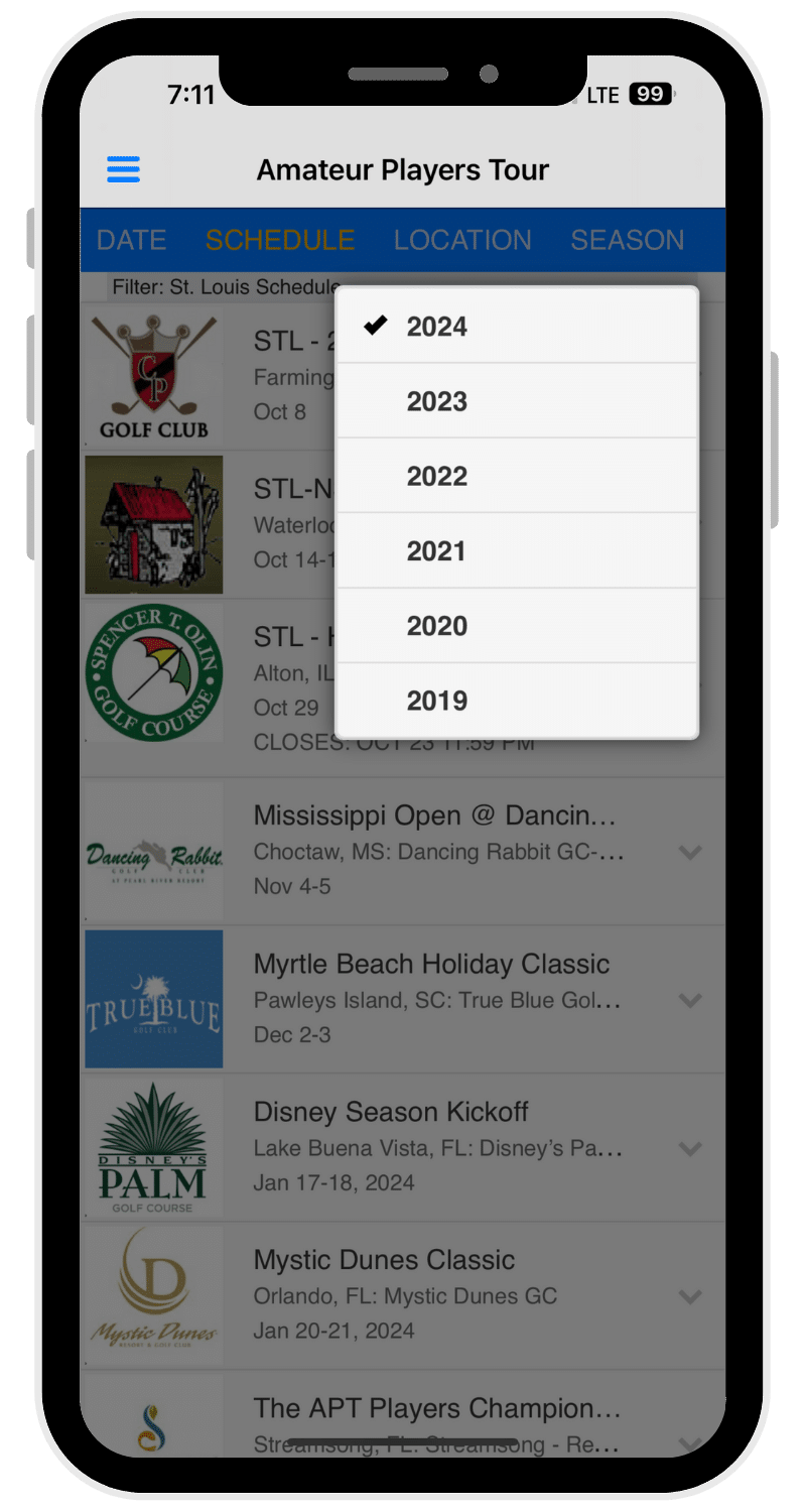 Amateur Players Tour Mobile App | Download The Apt App Today!