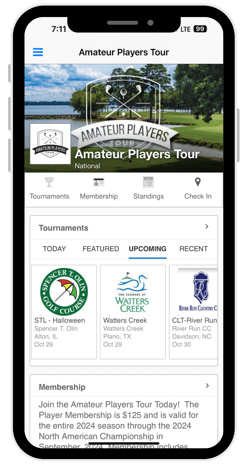 Amateur Players Tour Mobile App | Download The Apt App Today!